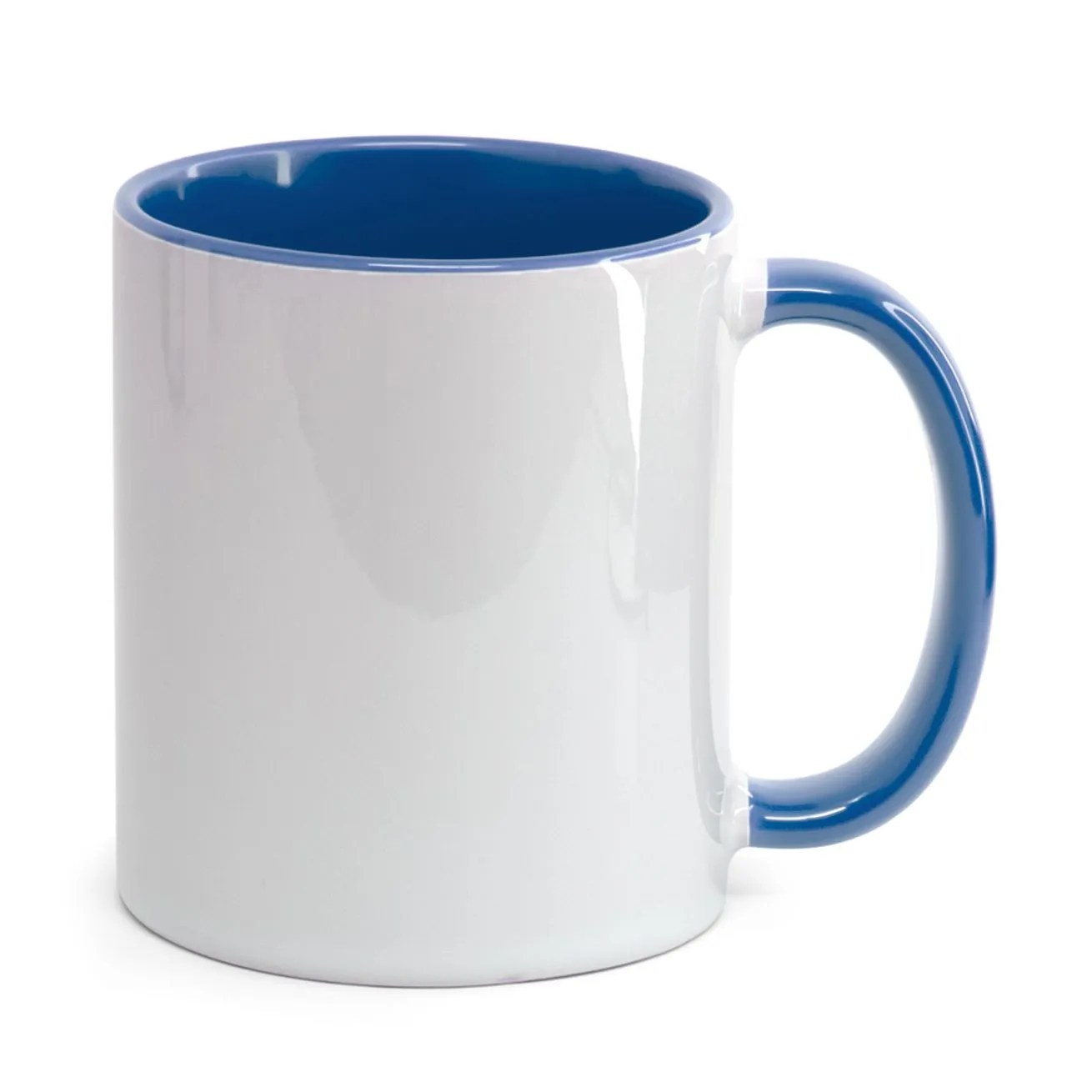 Caneca Alça e interior Azul Caneta