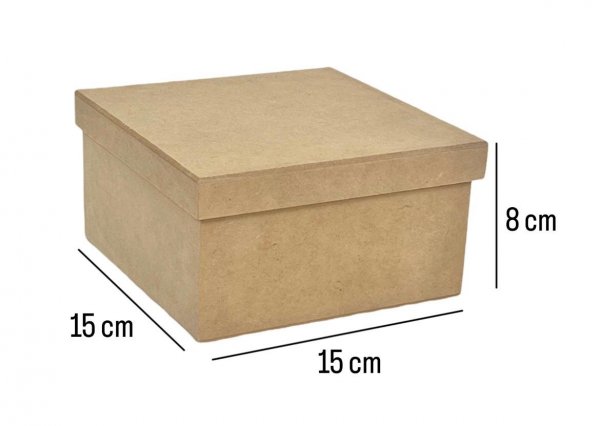 Caixa de MDF 15x15x8